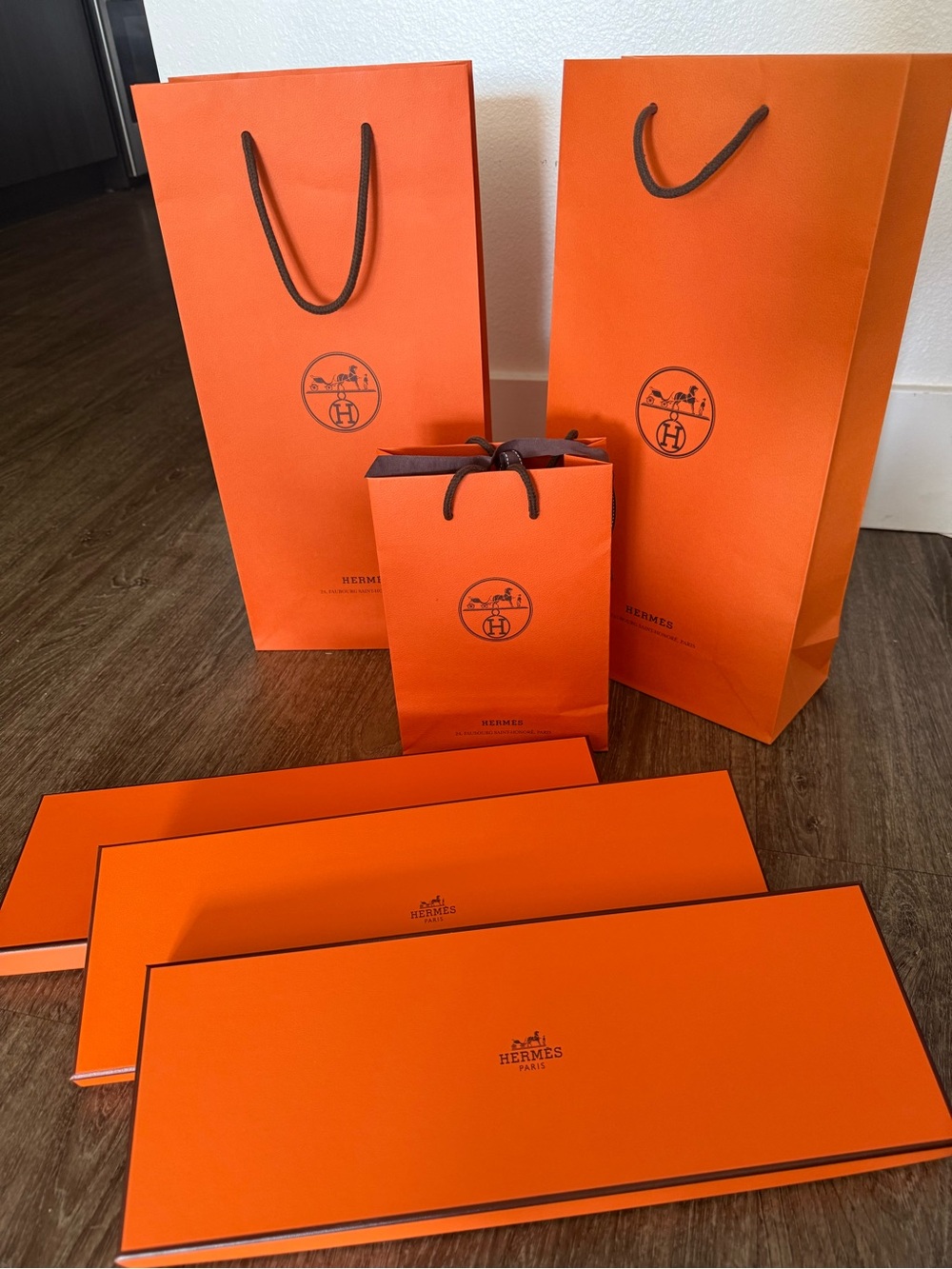 Hermès Orange Gift Boxes & Bags